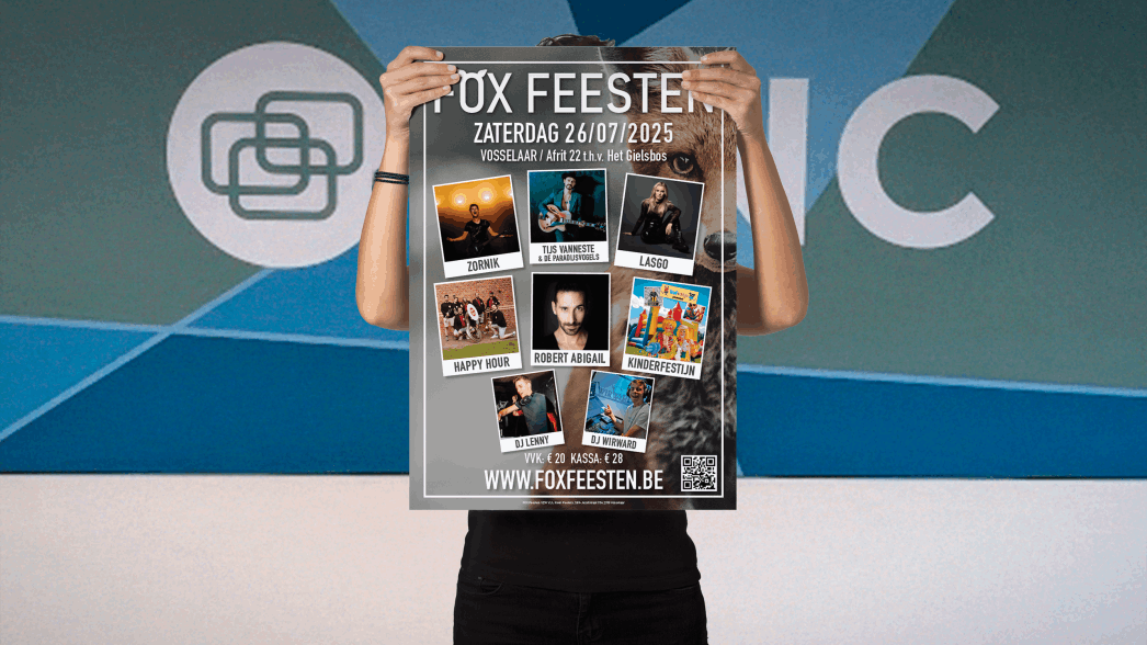 Foxfeesten Vosselaar Affiche